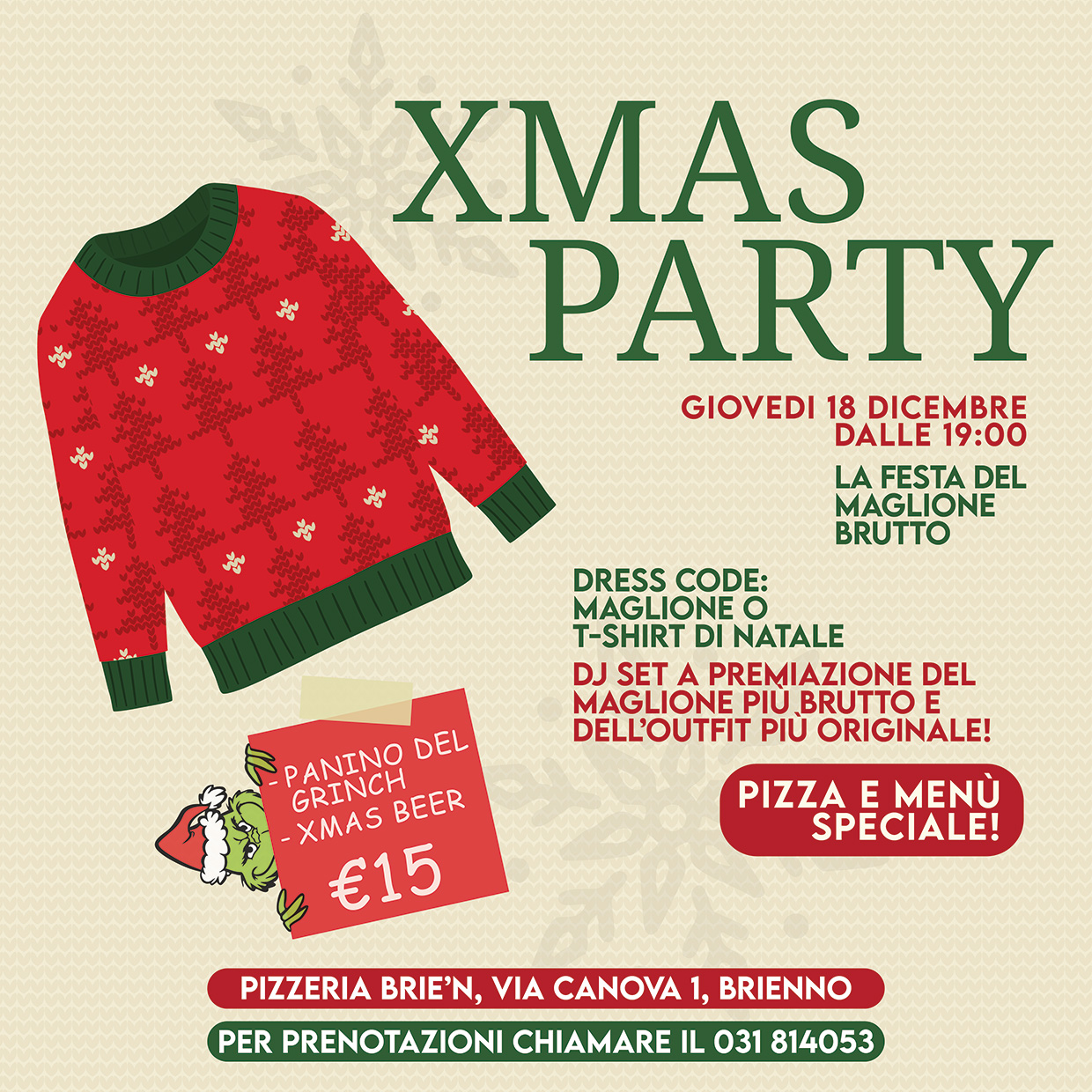 Locandina Pizzeria Brien