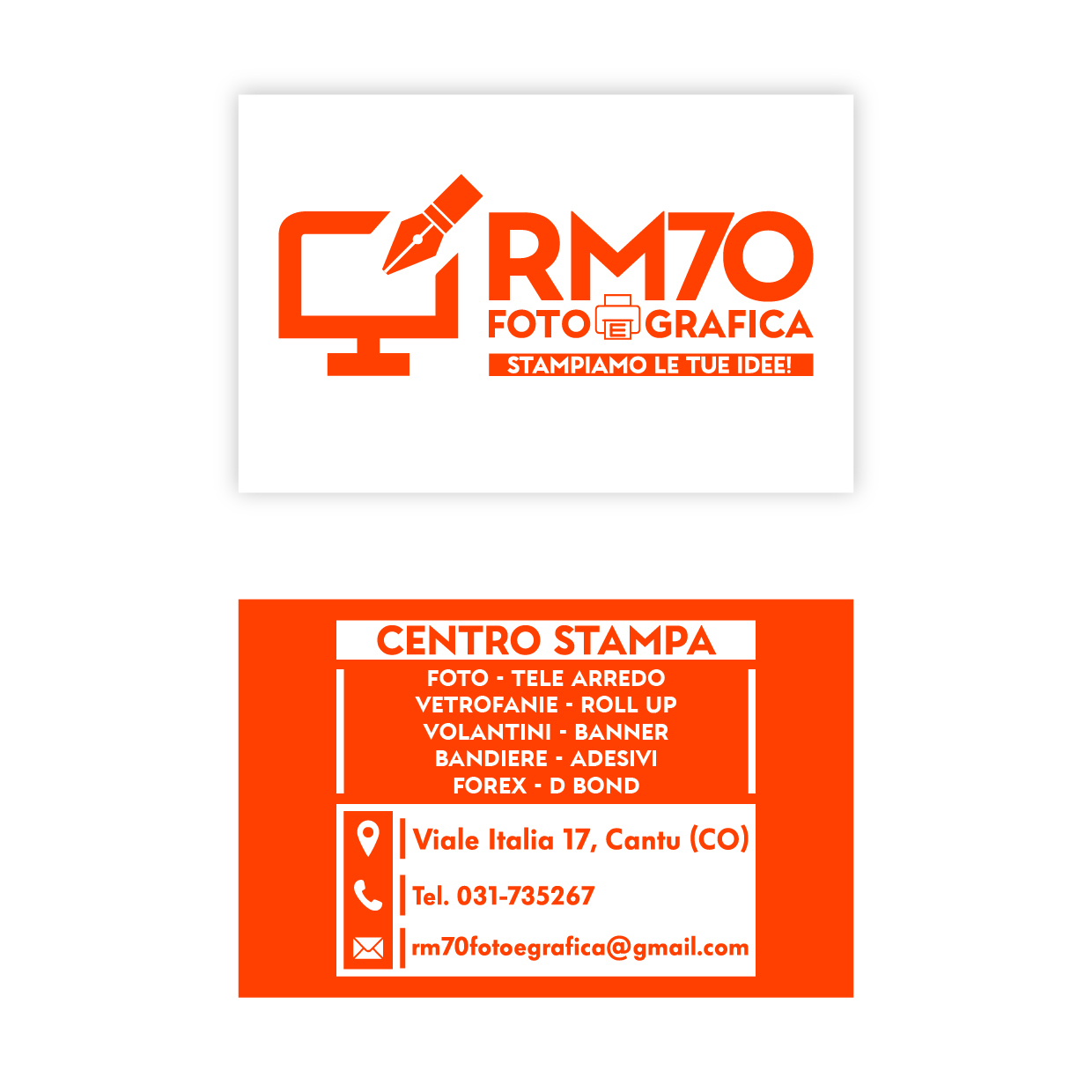 Biglietto da visita RM70